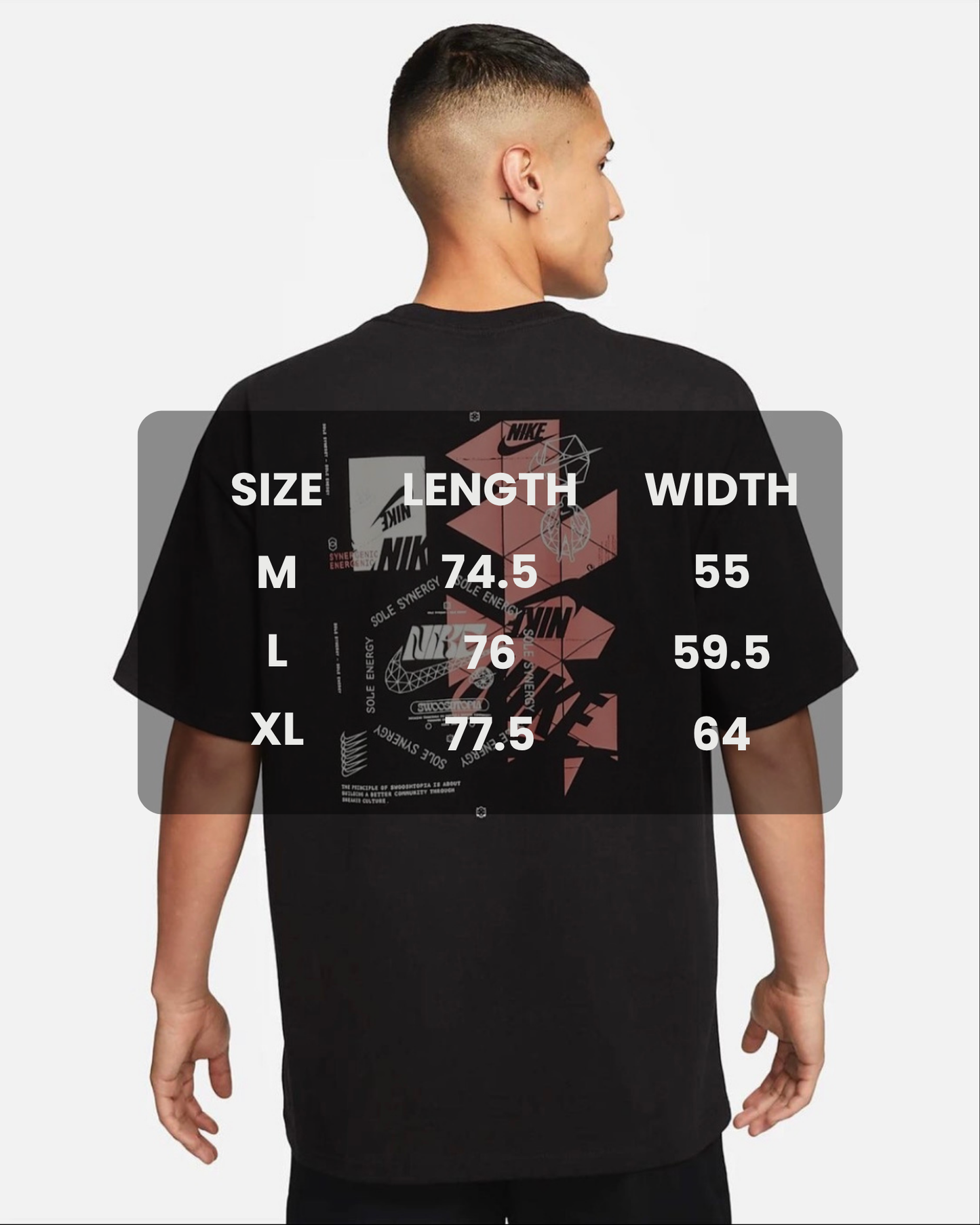 NIKE MEN’S MAX90 T-SHIRT IN BLACK