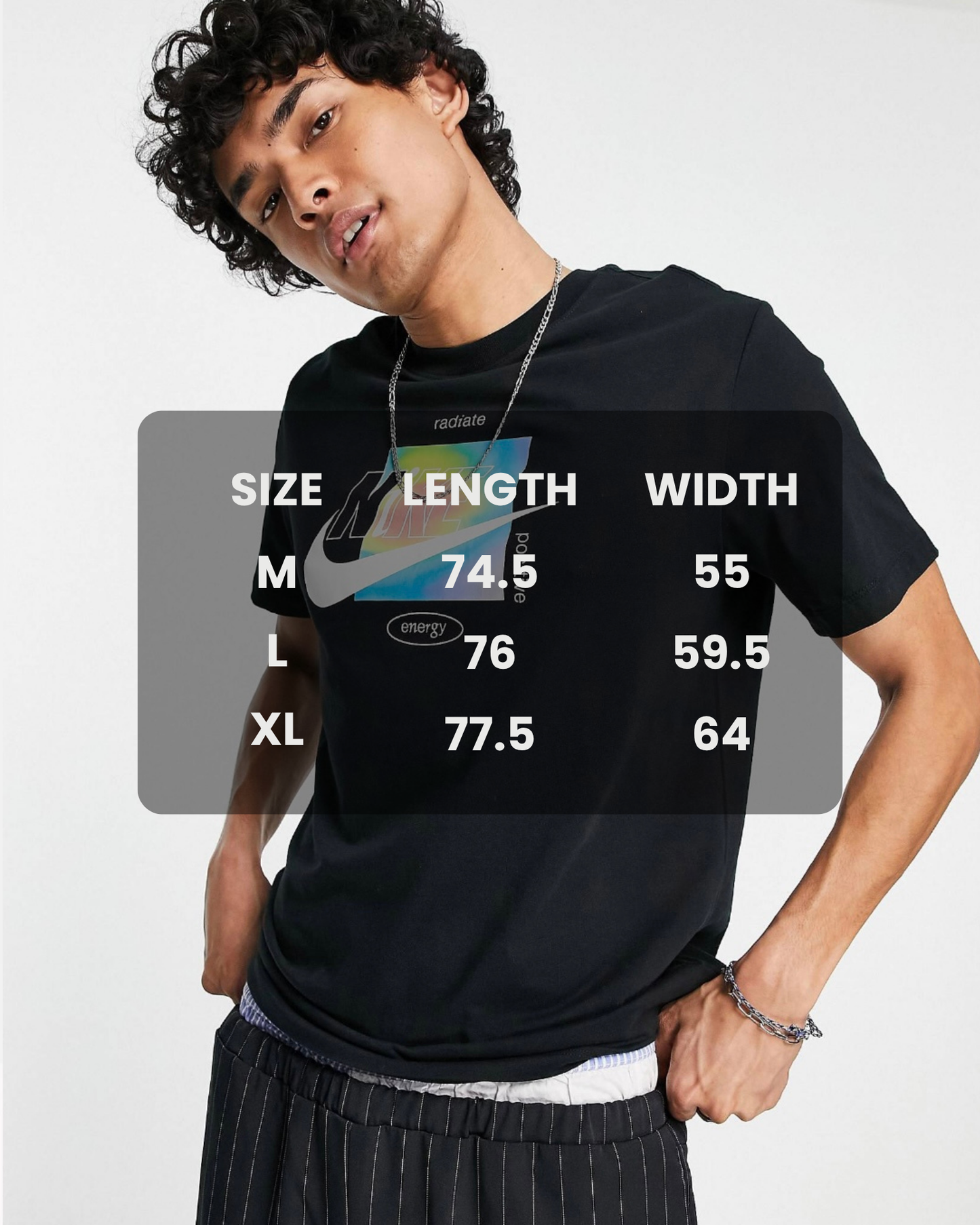 NIKE POWERFULLY POSITIVE TSHIRT IN BLACK