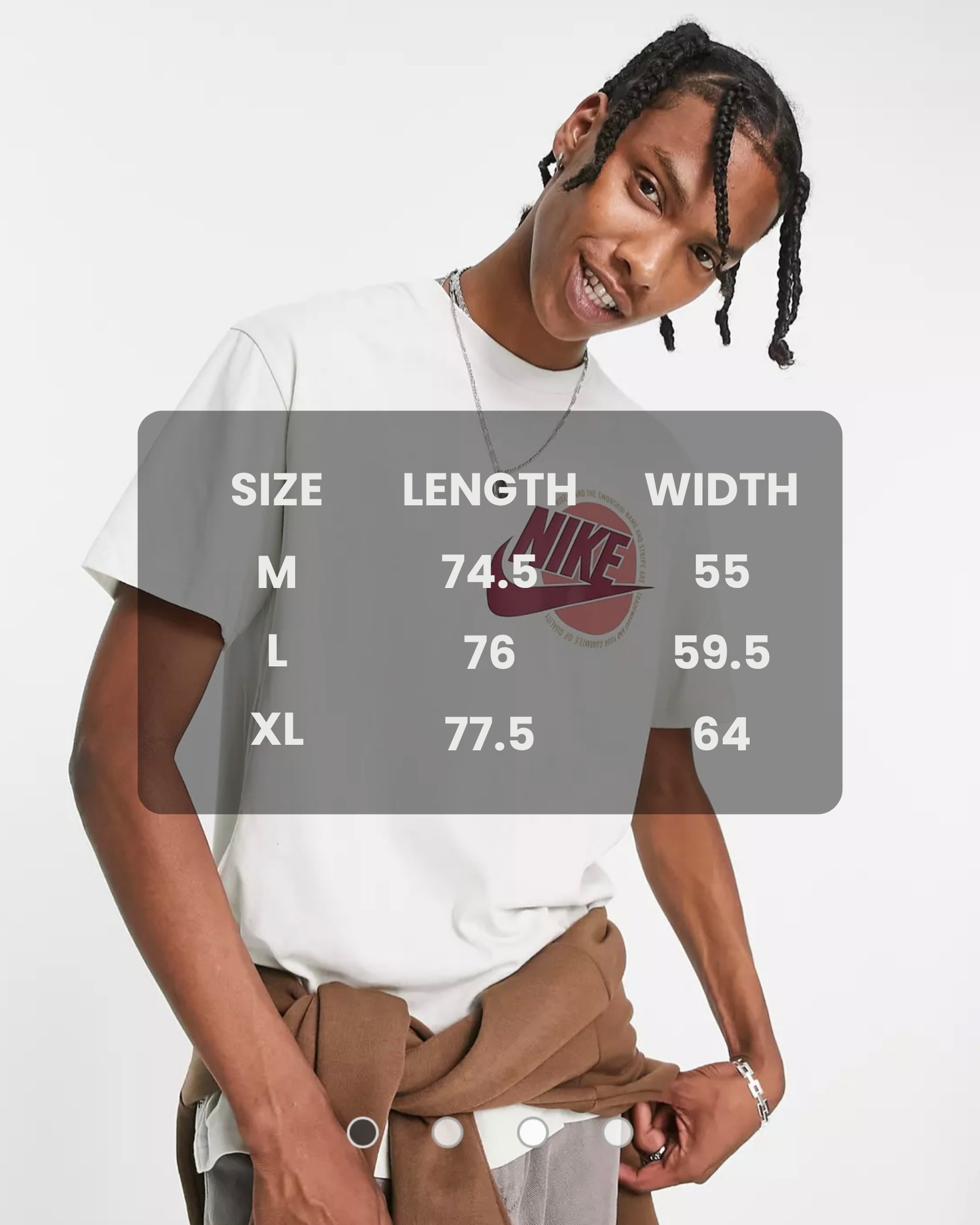 NIKE SPORTS UTILITY T-SHIRT IN LIGHT BONE