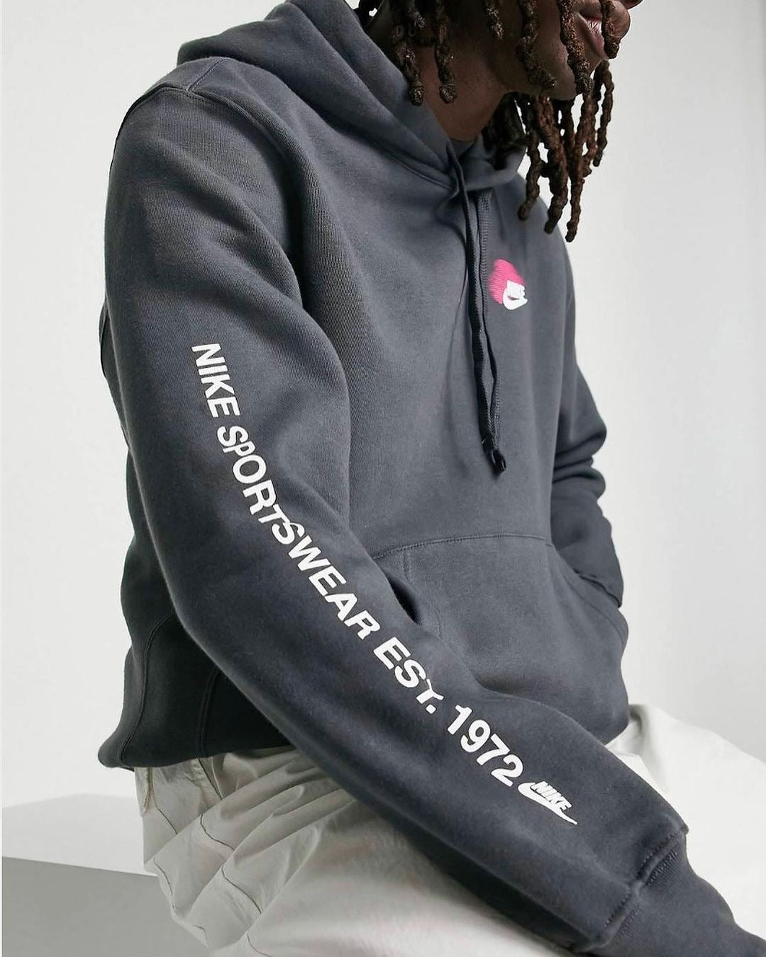 Nike Club Hoodie With Double Logo