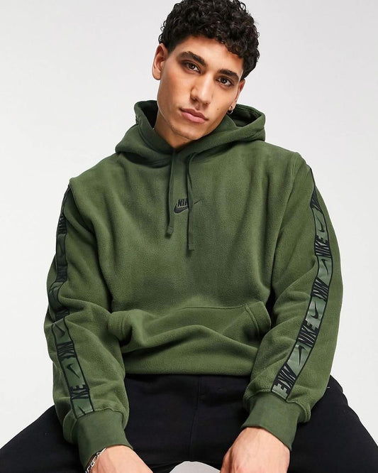 Nike Repeat Logo Taping Polar Fleece Hoodie