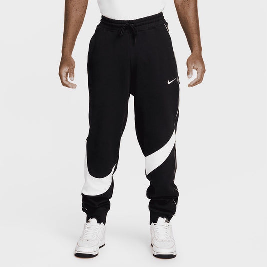 NIKE SWOOSH MENS FLEECE PANTS IN BLACK